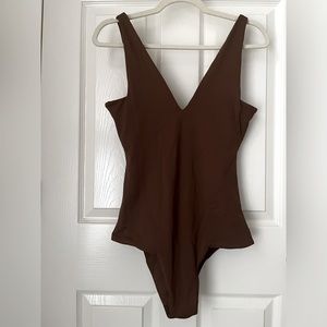 Dos Gardenias Roma Square Swimsuit in Earth